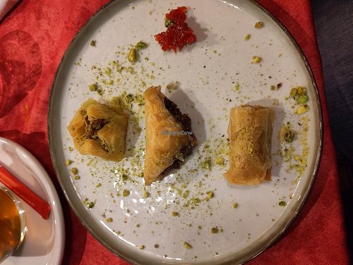 Le dessert, pas trop sucré et bien équilibré at Le Liban in Nivelles