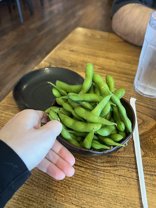 Edamame  at Mikuni in Folsom