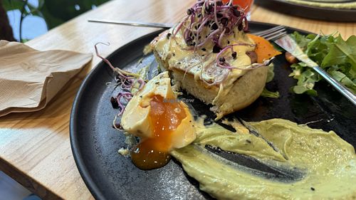  Even a yolk  it's been a long time since I've had eggs but this is what I remembered   at Asante in Barcelona