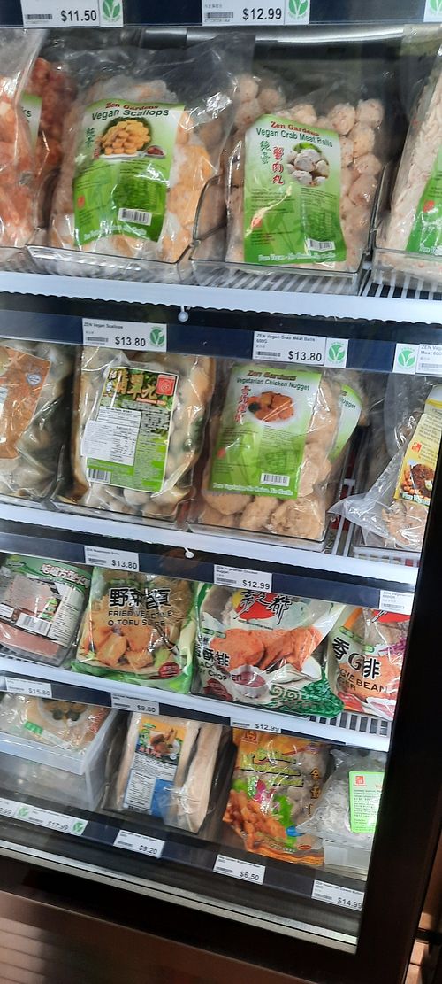 Vegan products by Lamyong at Chay Mart in Newtown