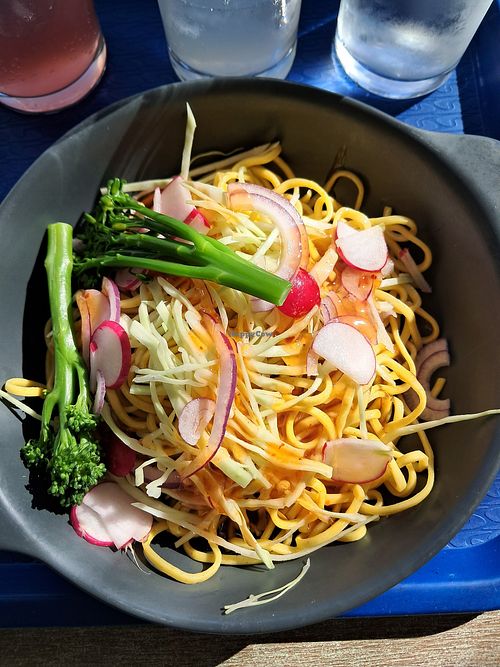 Noodel salad at Loch Ness Clansman Cafe   in Inverness