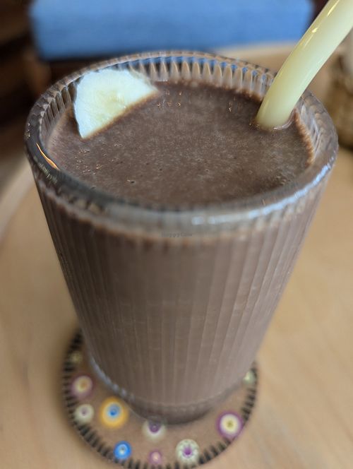 Choco banana shake at Blessings Home & Café in Koh Phangan