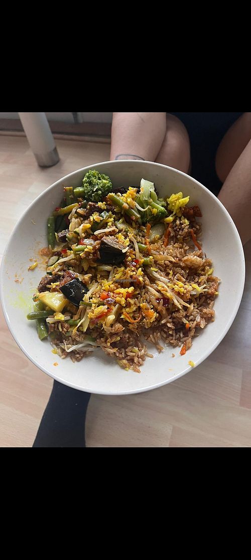 Vegan dish (a mix of everything they have that was vegan) at Toko Cendana in The Hague