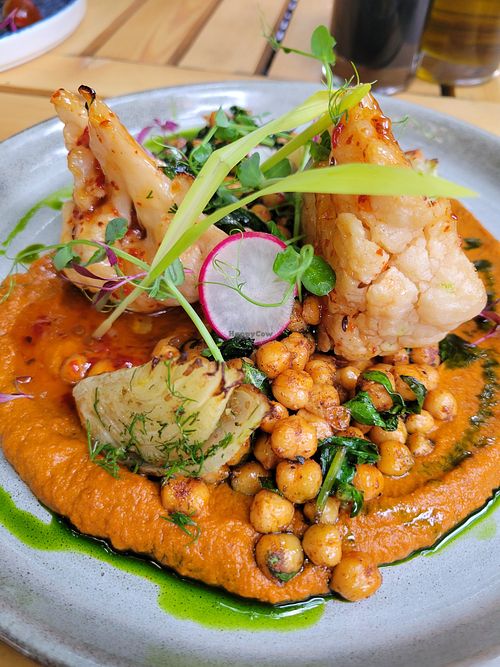 Sous vide spice cauliflower and fennel at Soul Kitchen in Sofia