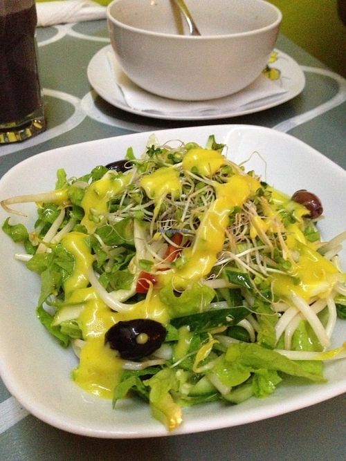 Salad at Soul Kitchen in Sofia