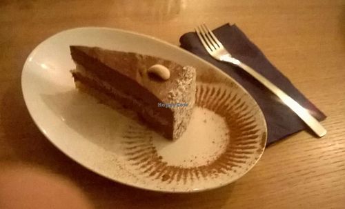 Vegan cake at Soul Kitchen in Sofia