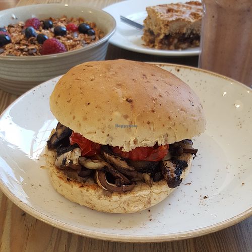 Vegan breakfast options at Boston Tea Party in Worcester