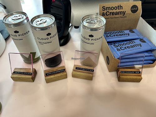 Some of the few vegan items  at DUB - Cloud Picker - T2 in Dublin