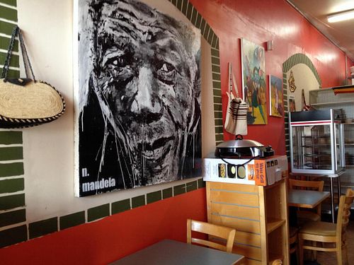 Inside decor at Authentic EthioAfrican in Phoenix