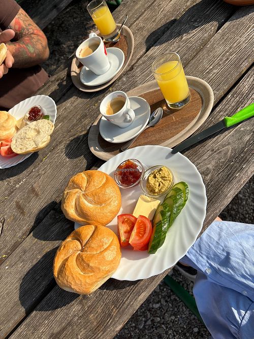 Veganes Frühstück  at Donau Stand'l in Naarn Im Machlande