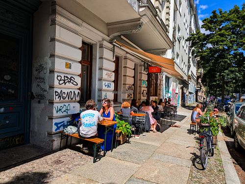 Outside of Wanda at Wanda in Berlin