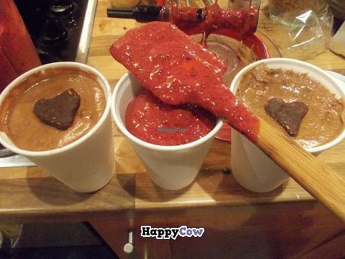 Raw vegan organic ice creeeeeam! YUMMY at Green Revolution in Nottingham