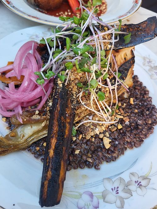 Kind of macrobiotic dish at Fir in Malmo