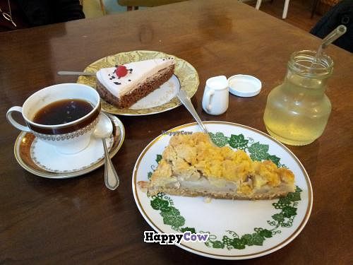 Food at V cafe  at V-Cake Cafe in Dresden