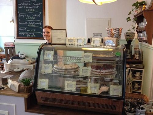 So many wonderful cakes at V-Cake Cafe in Dresden