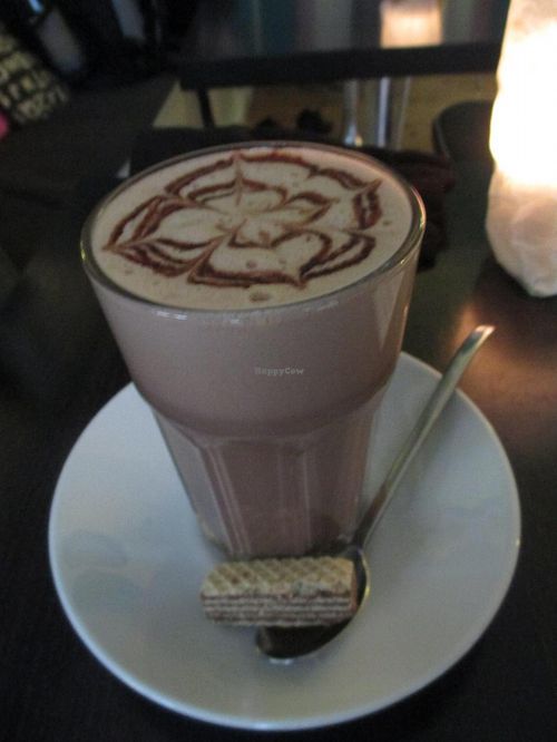 Hot chocolate at Chaostheorie in Berlin