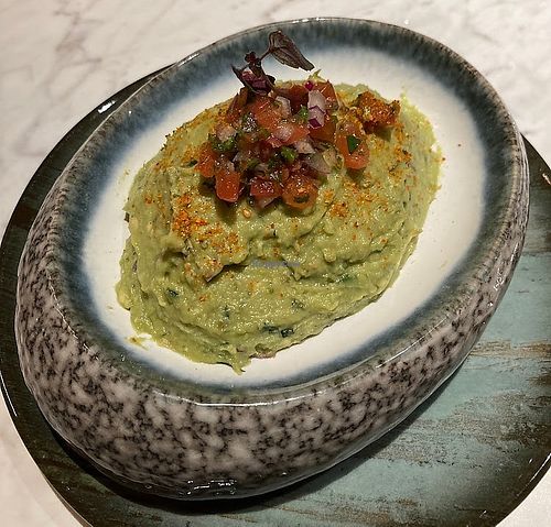 Japanese guacamole at Yum House in Madrid