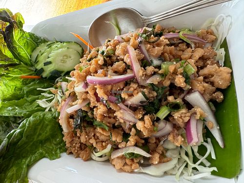 Larb at Chan Chao in Petaluma