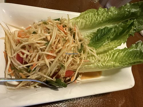 Papaya salad  at Chan Chao in Petaluma