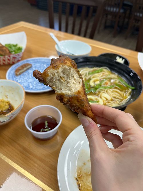 Japanese "drumsticks" (I asked 3 times to confirm: YES—they are 100% vegan) at Veggie Heaven in Somerset
