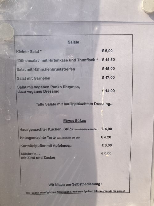   at ESCHES Strandbistro in Fehmarn