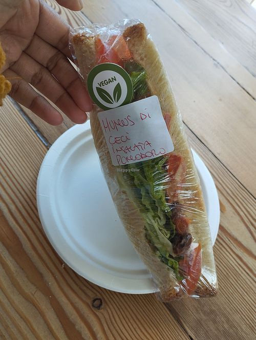 Tramezzino (sandwich) at Il Pane di Simona in Pietra Ligure