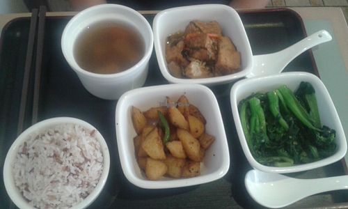 Set lunch 2 at Veggies Sky 寶彩軒 in Hong Kong Island