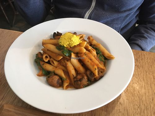 vegan organic pasta  at Ungaro Raw in Rozelle