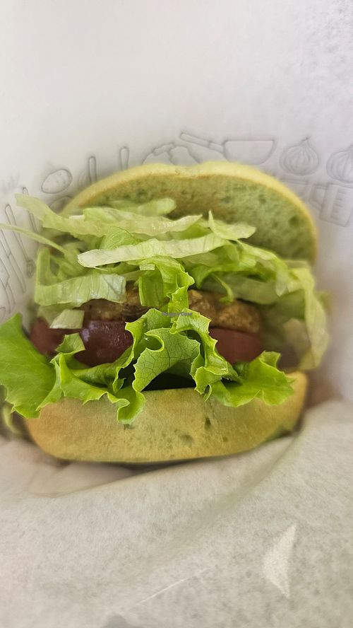 Plant based burger at Mos Burger  in Sendai