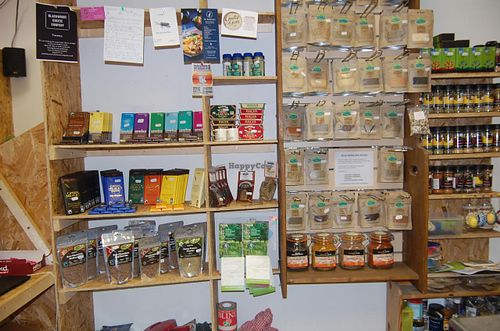 Herbs and goodies at The Rosemary Organic Restaurant and Shop in South East London