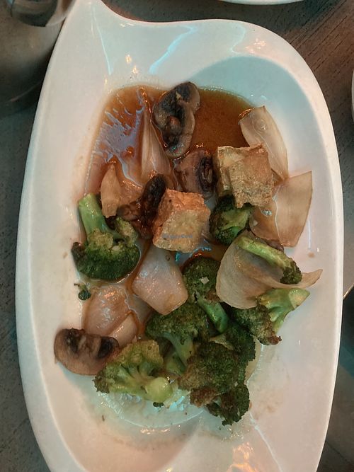 Tofu and broccoli   at Genting Thai in Killarney