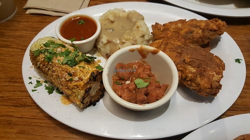Spicy Fried Chicken at Veggie Grill by Next Level in La Jolla