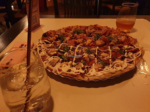 Excelente pizza vegana at Prosa Café in Viamao