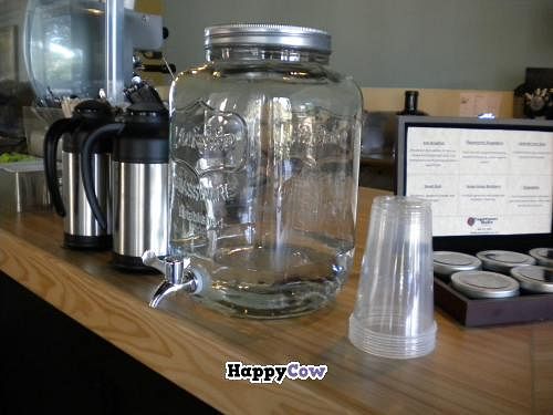 Water Dispenser at The Cutting Board Bakery and Cafe in Mesa