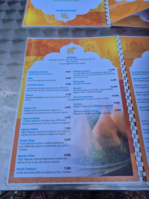  at Taj Mahal Restaurant Indien in Dieppe
