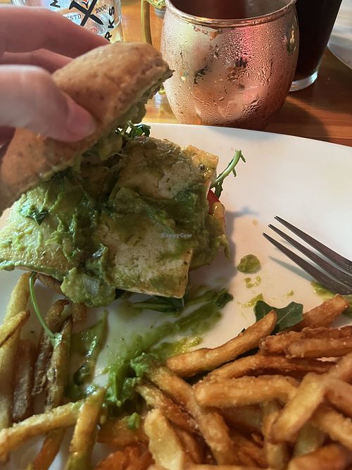 It doesn’t look great.. but it tasted pretty good and was nice to have tofu   at Montana Ale Works in Bozeman