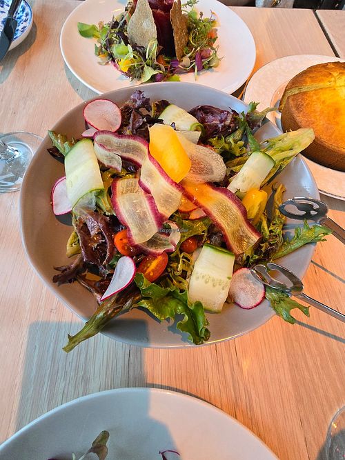 Salad at Choux Gras Brasserie Culinaire  in Mont-tremblant
