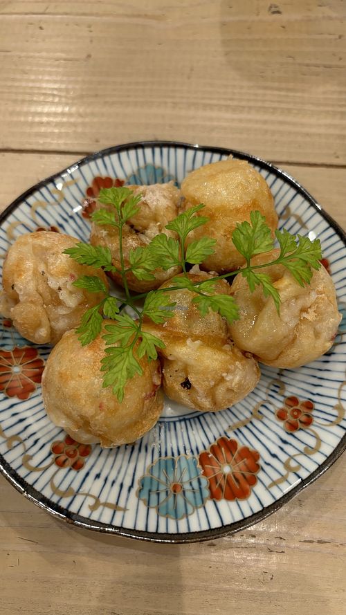 Takoyaki  at Pivot BASE Cafe & Bar ＠Dotonbori in Osaka