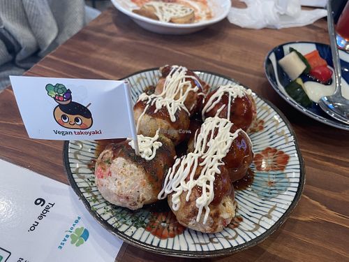 “Tako”yaki.   at Pivot BASE Cafe & Bar ＠Dotonbori in Osaka