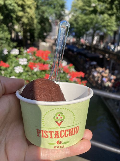   at Ijssalon Pistacchio in Utrecht
