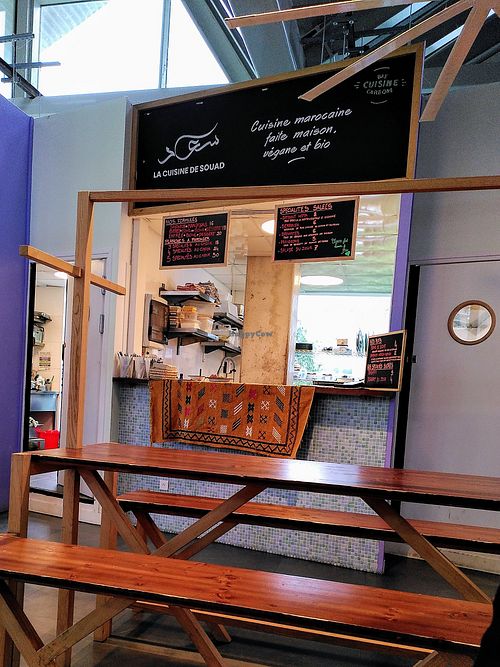 Food stand at La Cuisine de Souad - Pop-up @ Hoba in Paris