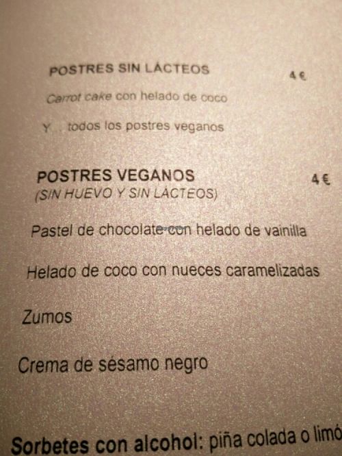 Desserts at Out of China in Barcelona