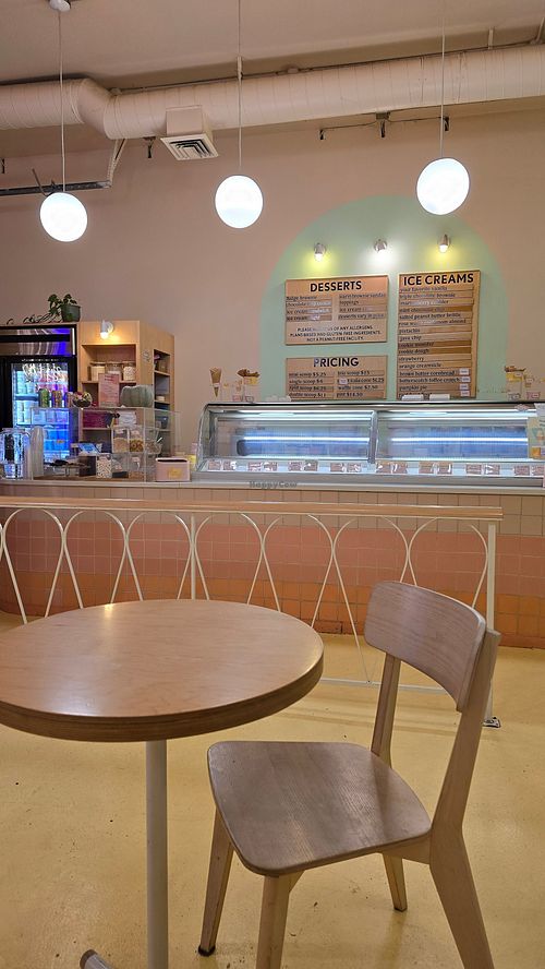 Inside at Kate's Ice Cream in Portland