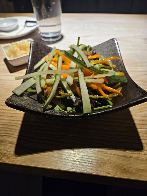 Tasty salad at Taku Sushi & Ramen in Niagara Falls