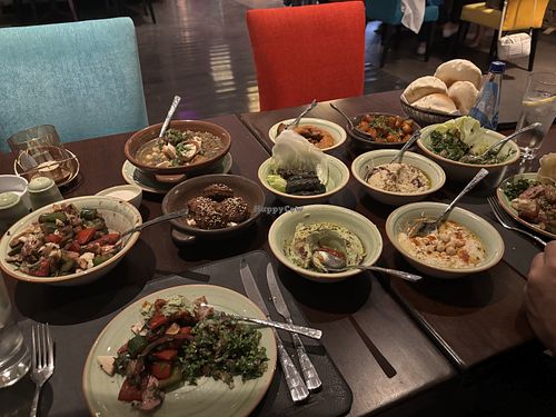 A proper vegan feast   at CAI - Mezzeh - T3 in Cairo