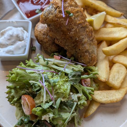 Vsih and Chips at Kiwi Corner  in Mainz