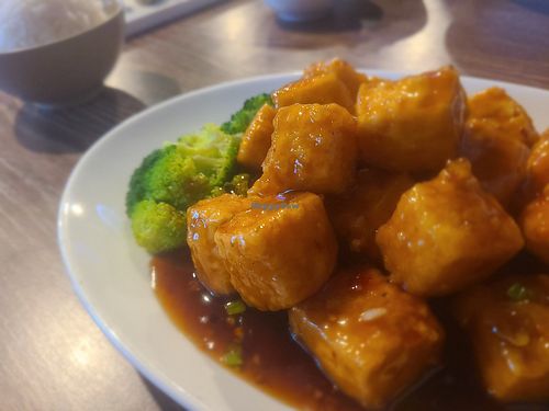 General Tso Tofu at Passion Fin Asian Bistro & Sushi Bar in Fort Wayne