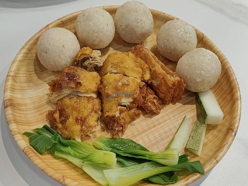 Melaka chicken rice ball  at Vegan Natural Bakery - 天然素食 in Central Singapore