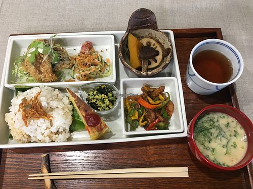 set lunch meal at Zeal in Miyazaki