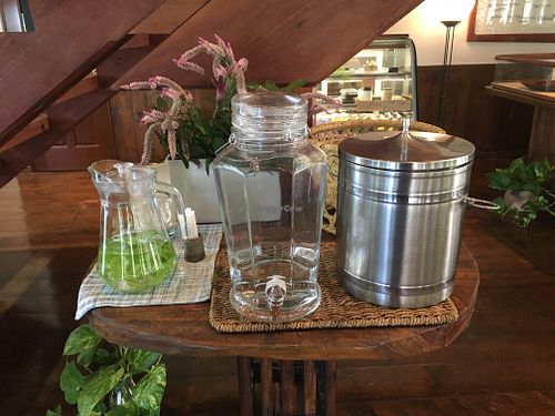 self-serve water at Zeal in Miyazaki